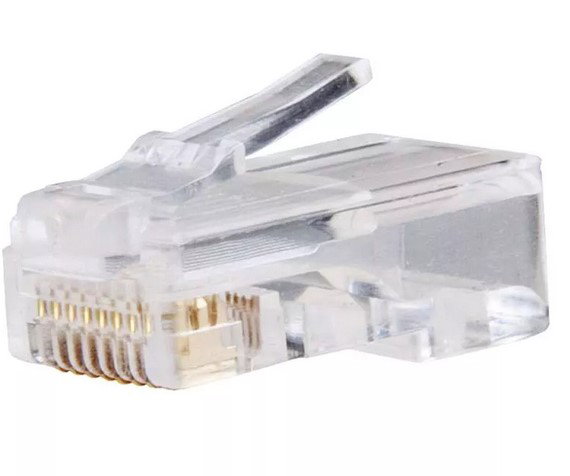RJ45 8p8c jungtis UPT kabeliui CAT5E (susuktas laidas), 20 vnt-0
