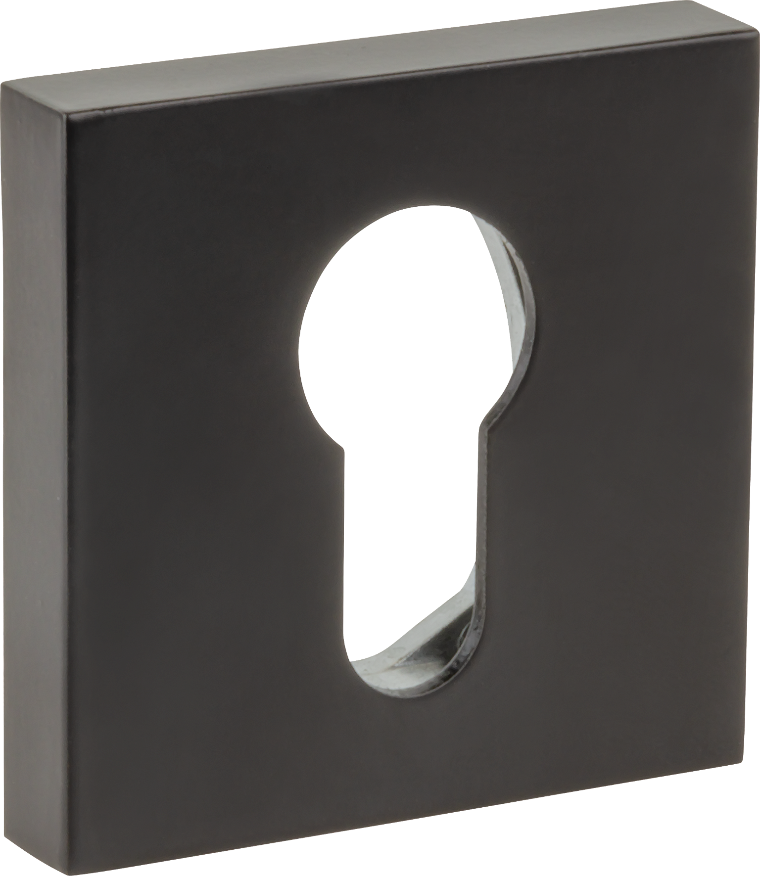 Durų cilindro apyraktė QD-400, kvadratinė, juodos spalvos