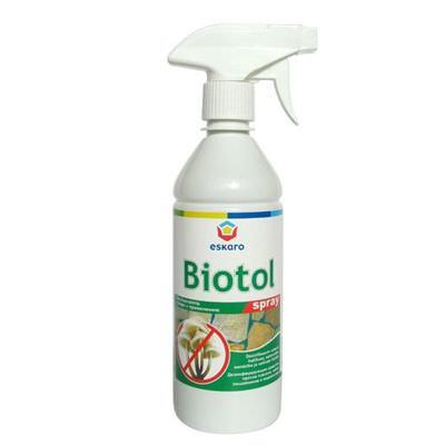 Priemonė pelėsiams, kerpėms, samanoms ir dumblaims naikinti ESKARO BIOTOL SPRAY, 0,5 l-0