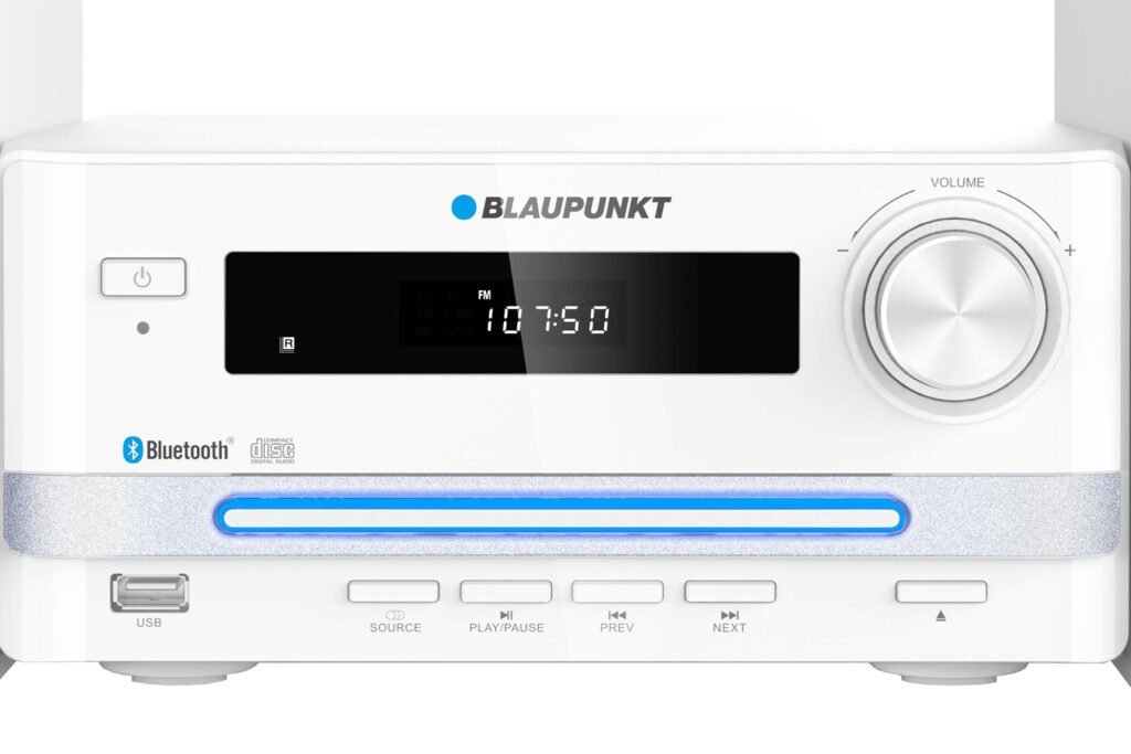 Muzikinis centras Blaupunkt MS16BT Edition, 45 W, balta - 4