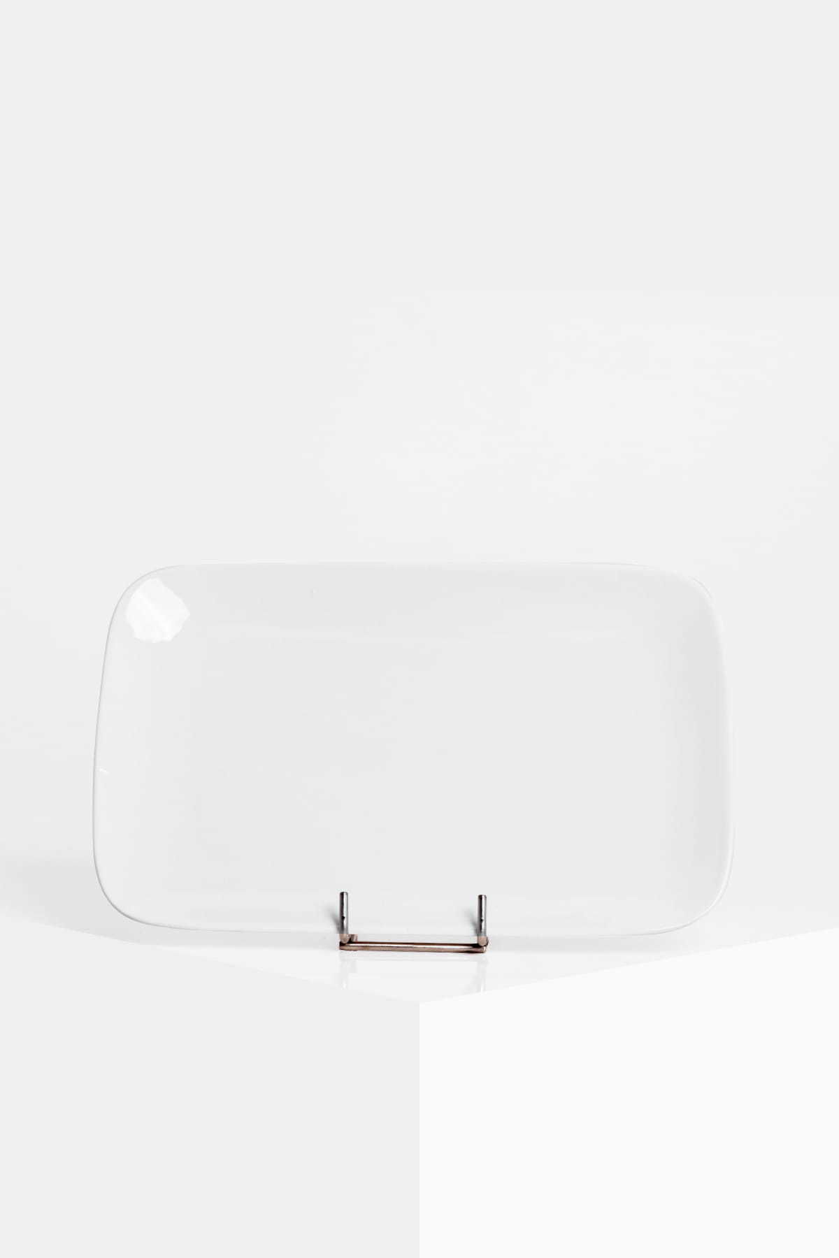 Serviravimo lėkštė, porcelianinė, baltos sp., 28 x 18 x 2 cm-1