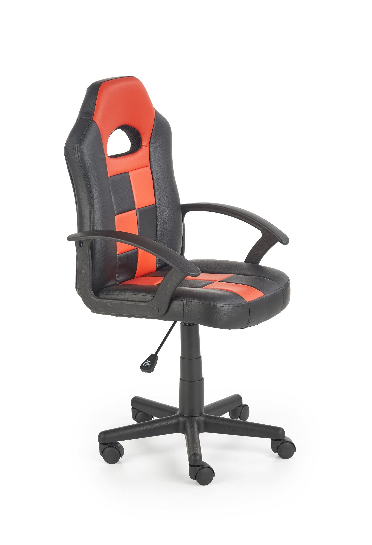 Vaikiška kėdė STORM, juoda/oranžinė