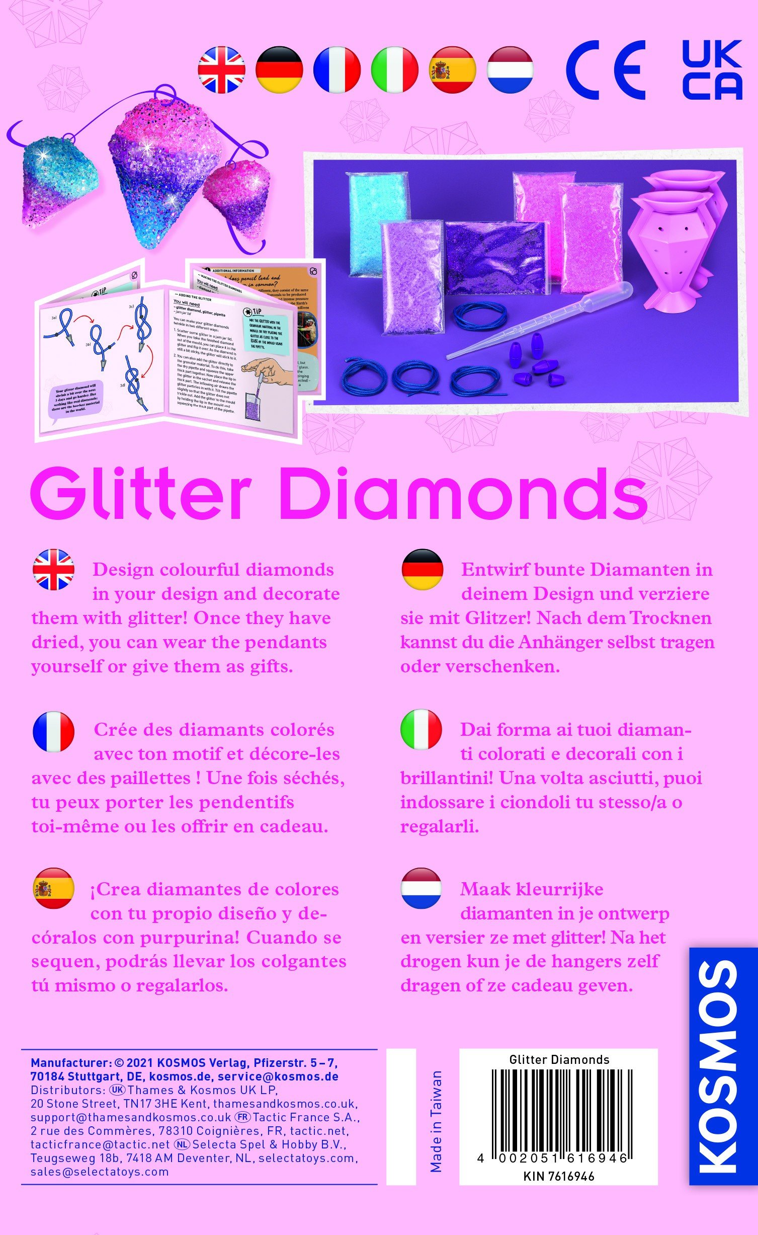 Lavinamasis rinkinys Glitter Diamonds 8+ - 2