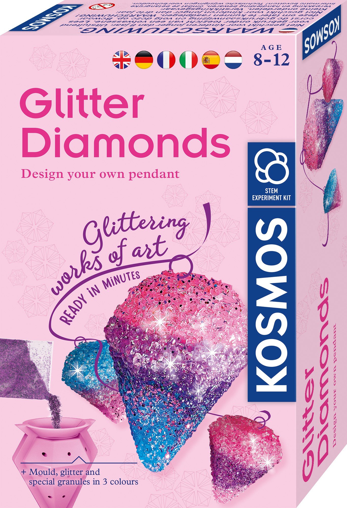Lavinamasis rinkinys Glitter Diamonds 8+