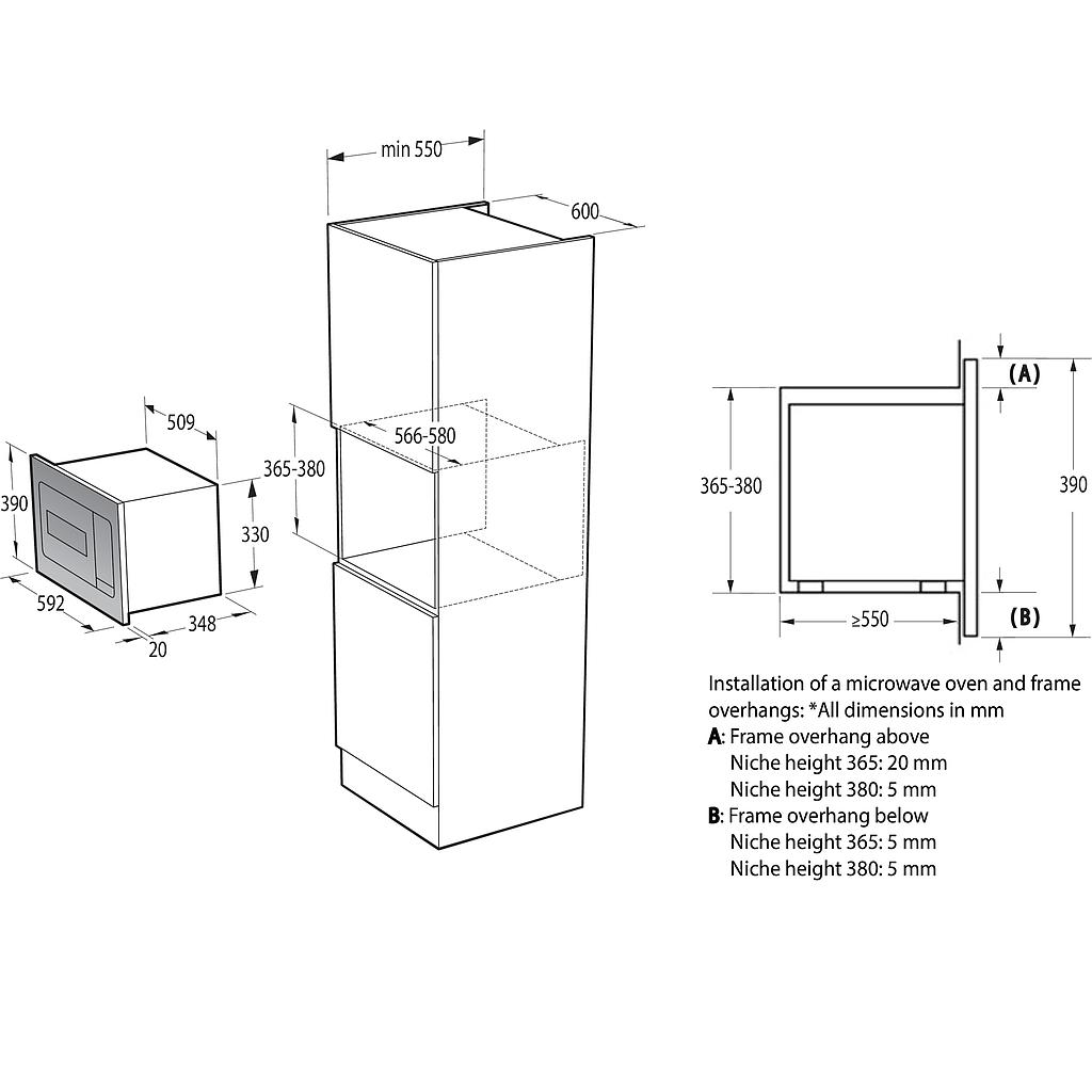 Mikrobangų krosnelė GORENJE BM235G1SYB - 3