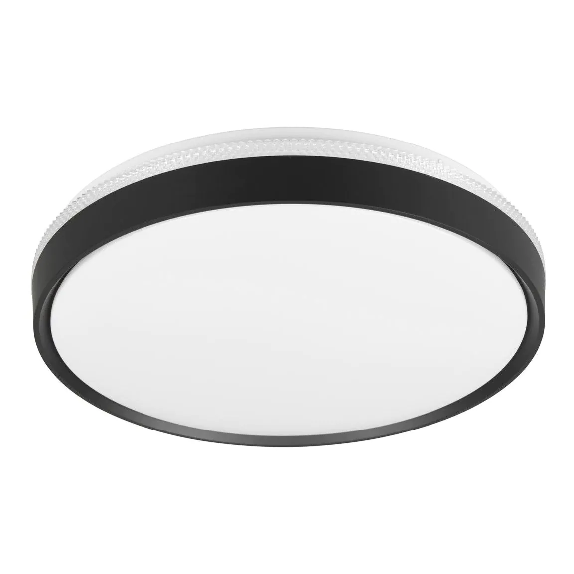 Plafoninis LED šviestuvas REALITY SPACY, 33W, 2700-6500K, 3800lm, juodos sp, ø47,5x9,5cm-0