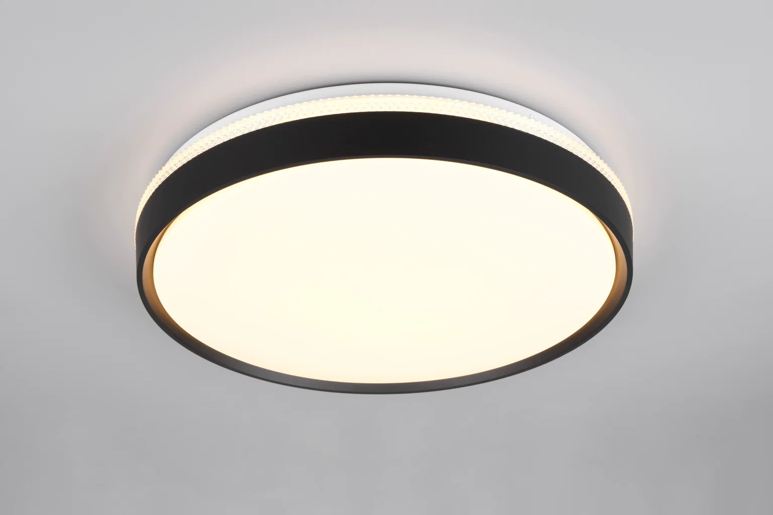 Plafoninis LED šviestuvas REALITY SPACY, 33W, 2700-6500K, 3800lm, juodos sp,  ø47,5x9,5cm - 3