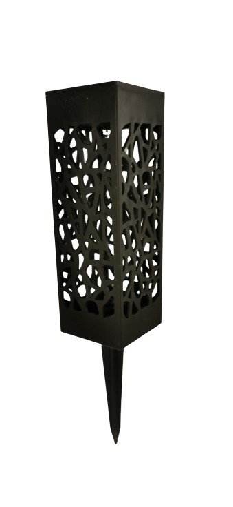 Įsmeigiamas LED lauko šviestuvas SHADOW, įkraunamas saulės energija, 6,4 x 6,4 x h29 cm-1