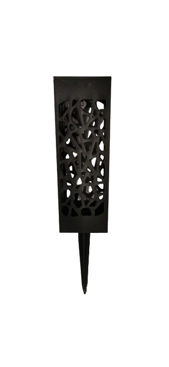 Įsmeigiamas LED lauko šviestuvas SHADOW, įkraunamas saulės energija, 6,4 x 6,4 x h29 cm - 3