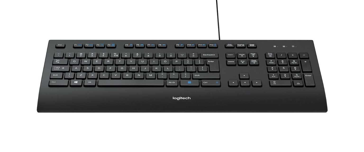 Klaviatūra Logitech K280e EN, juoda - 1