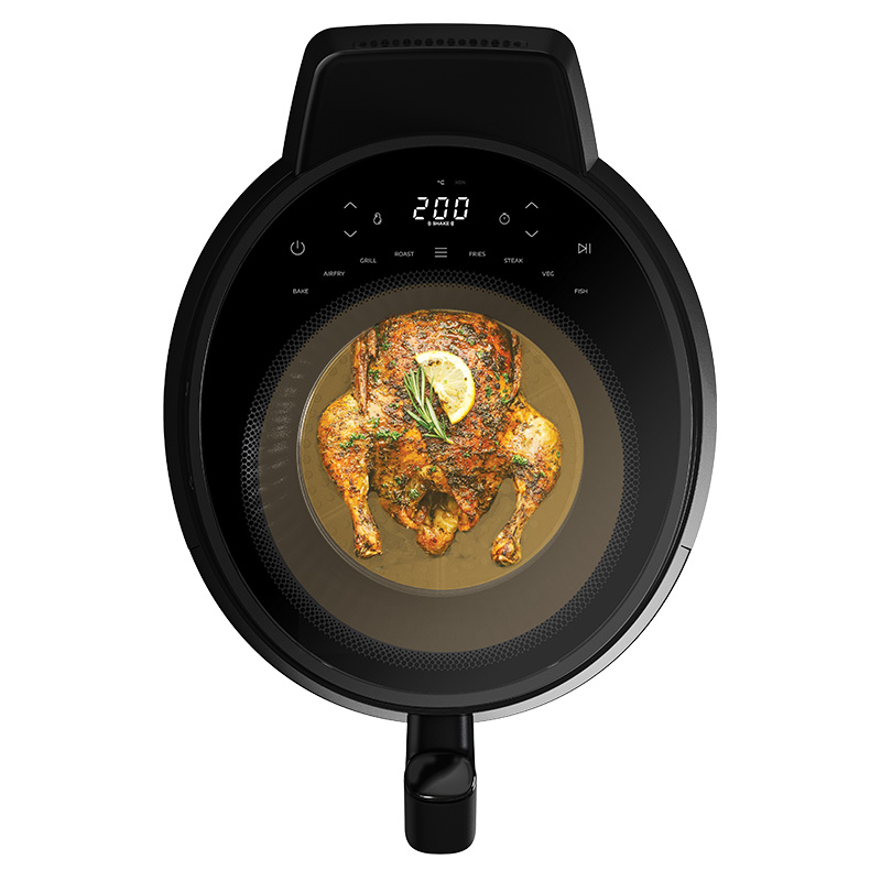 Karšto oro gruzdintuvė Zyle ZY502BAF, juoda, 5 l, 1500 W - 4