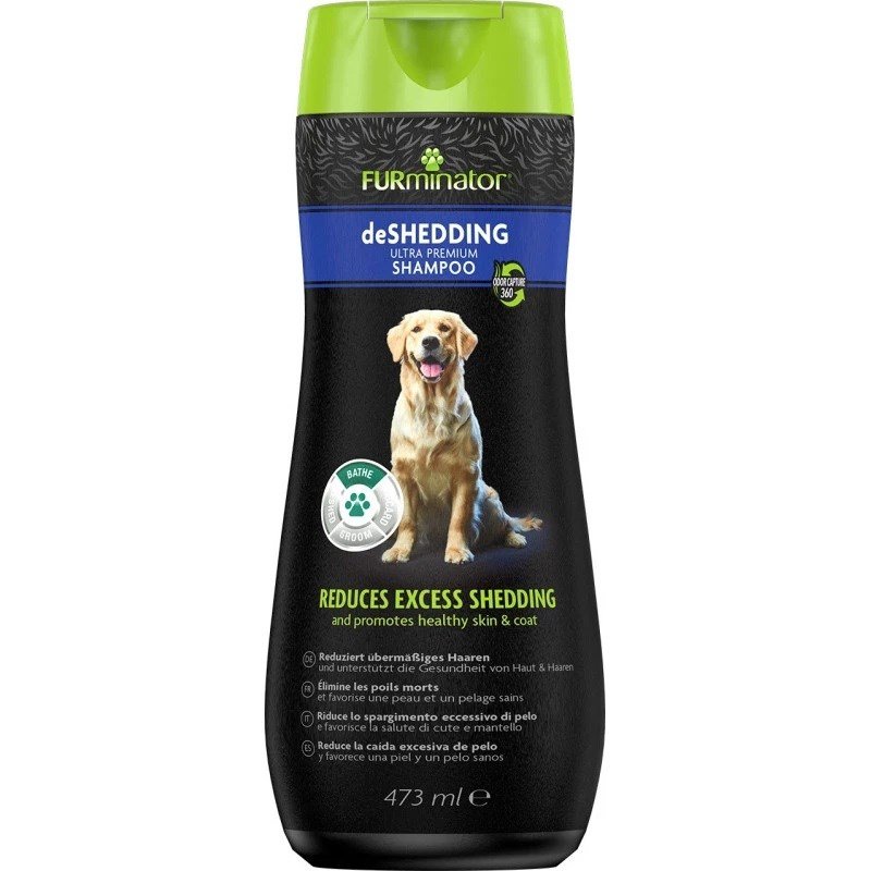 Šampūnas šunims FURminator deShedding Ultra Premium,  473 ml