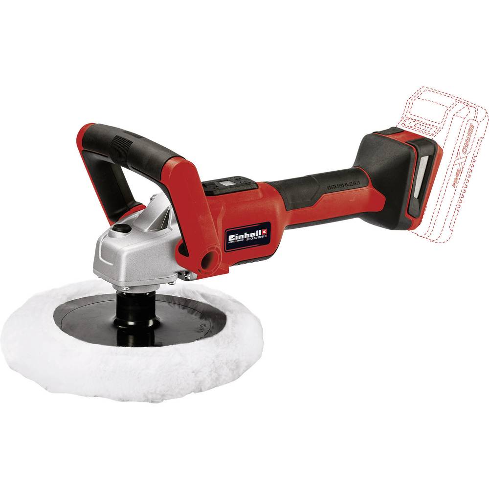 Akumuliatorinis poliruoklis EINHELL CE-CP 18/180 Li E-Solo, 18 V, 180 mm, be akumuliatoriaus - 1