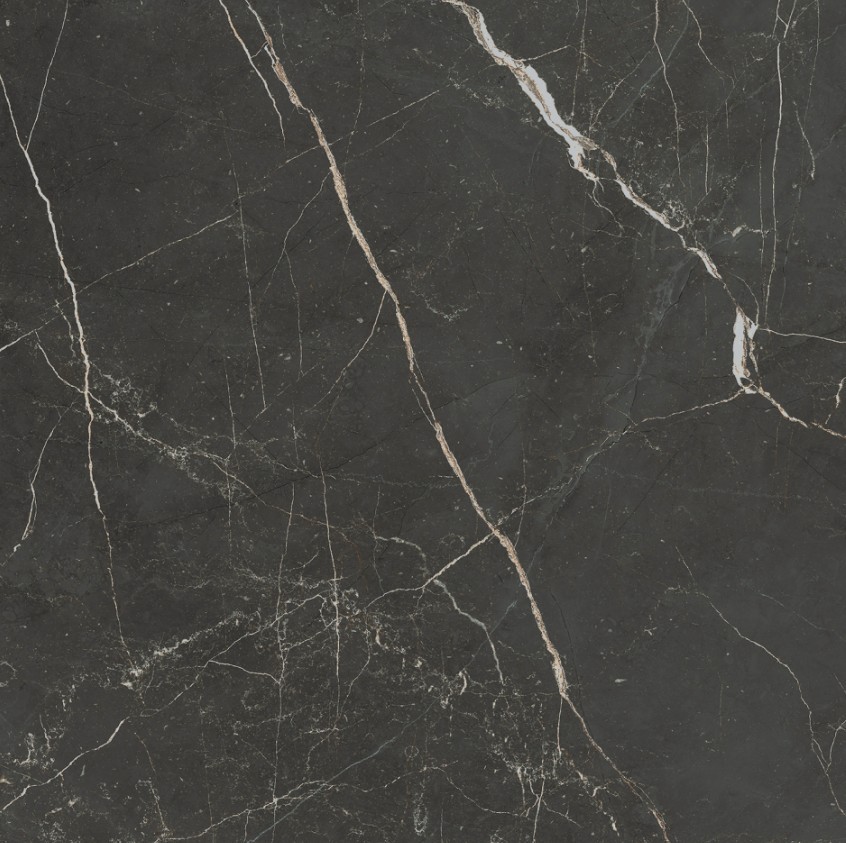 Akmens masės plytelės MARBLE BLACK, rekt., matinės, 60 x 60 cm-0