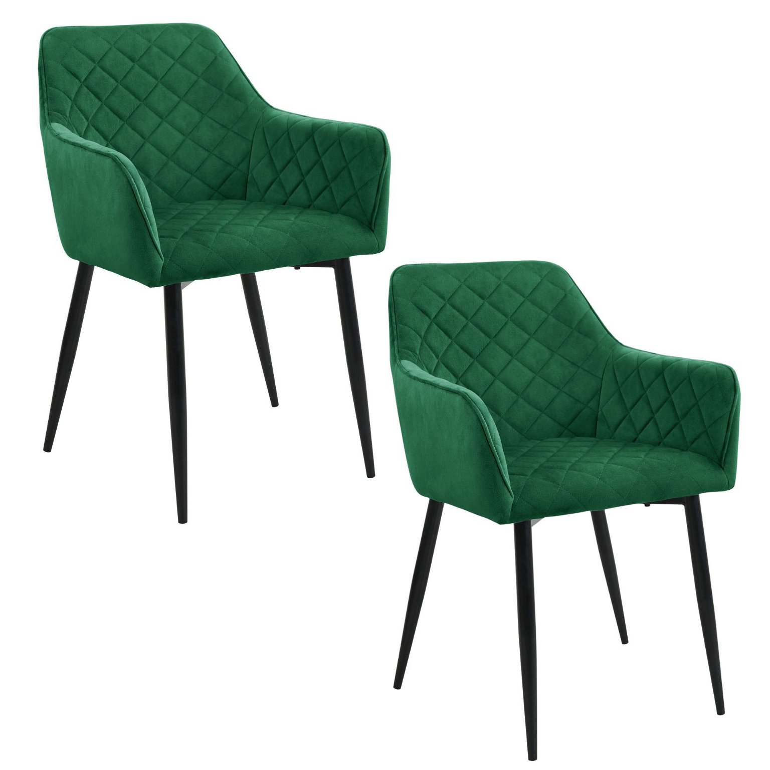 2-jų kėdžių komplektas SJ.082, žalia - 1
