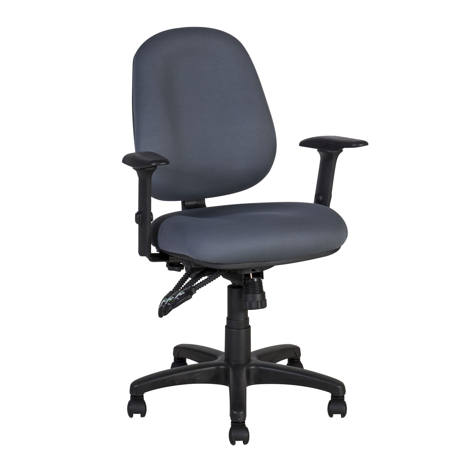 Biuro kėdė SAGA, 64x64x95,5-115 cm, pilka