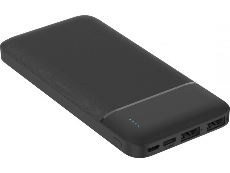 Išorinė baterija PLATINET PMPB10W705, 10000 mAh, juodos sp.-0