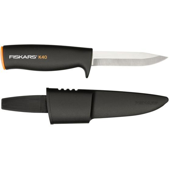 Sodo peilis FISKARS K40, 23 cm, su dėklu, universalus-1