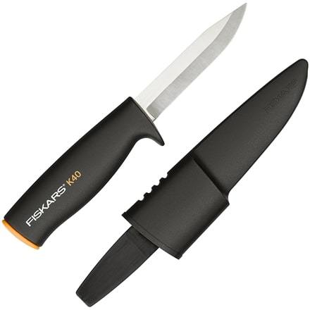 Sodo peilis FISKARS K40, 23 cm, su dėklu, universalus-0
