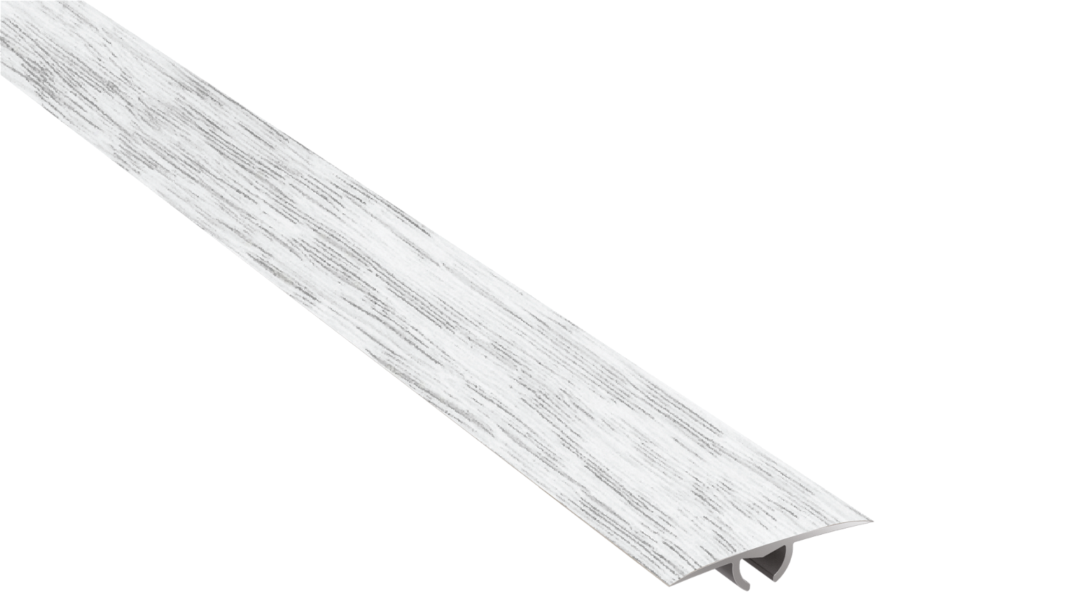 Universali aliumininė grindų juostelė CS30 CS25, SNOW ąžuolo spl., 30 mm pločio, 186 cm ilgio