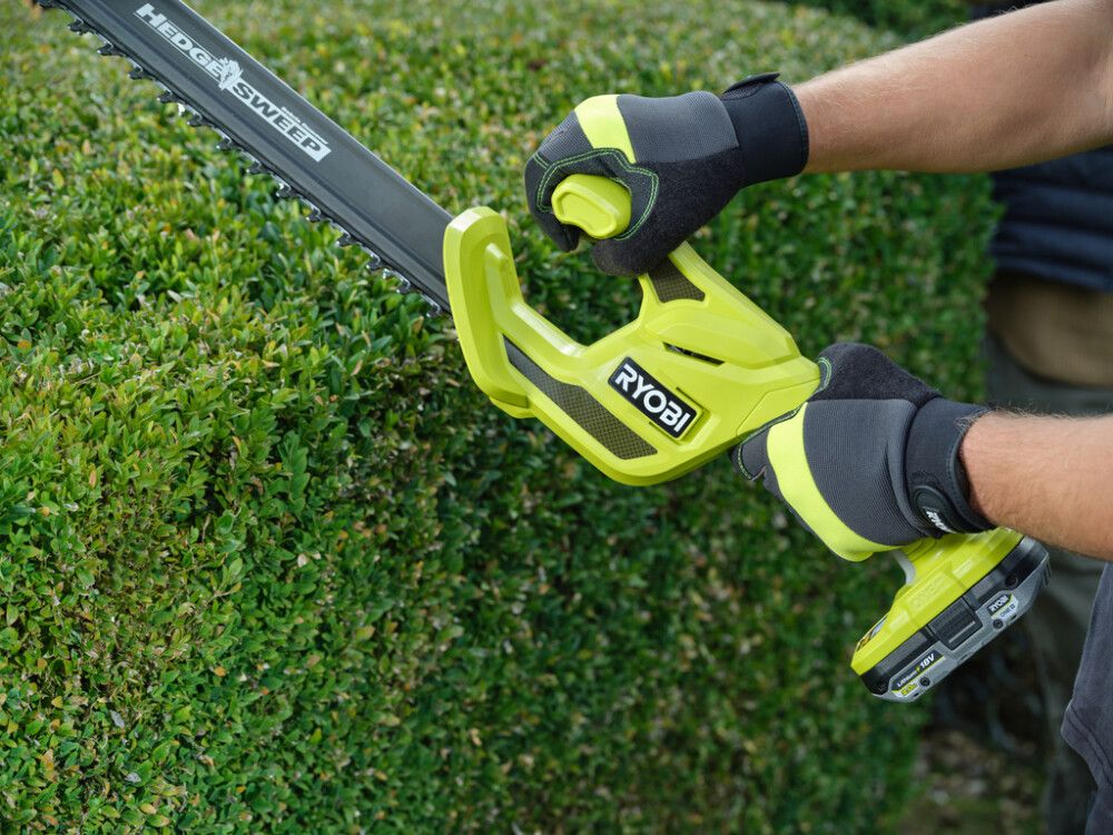 Akumuliatorinės gyvatvorių žirklės RYOBI ONE+ RY18HT40B-0, 18 V, 40 cm, be akumuliatoriaus - 3