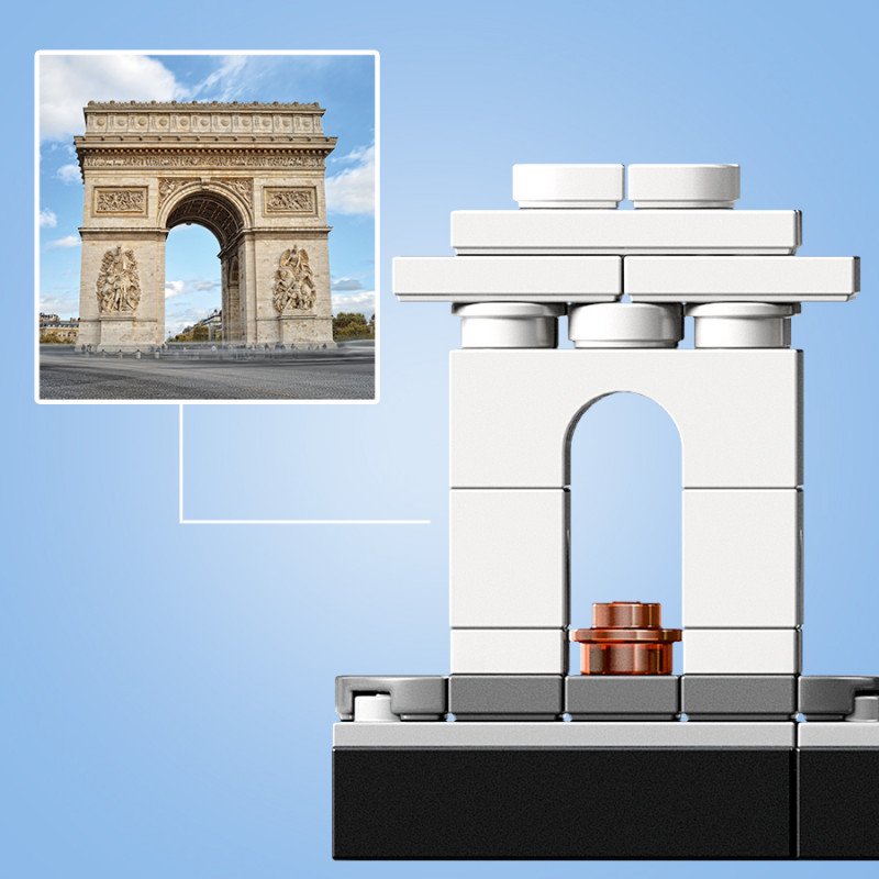 Konstruktorius LEGO Architecture Paris - 4