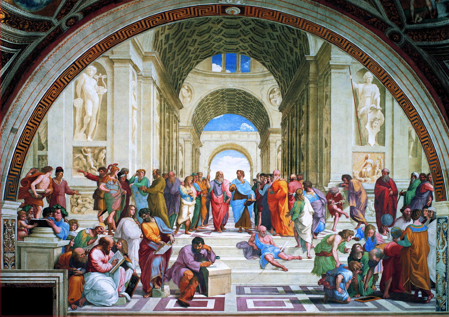 Dėlionė SCHOOL of ATHENS, RAPHAEL, 14-99 metų, 1500 dalių-1