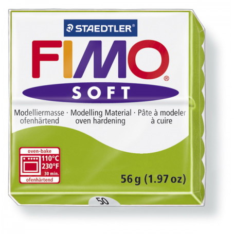 Modelinas FIMO soft , 57 g., obuolių žalios sp.-0