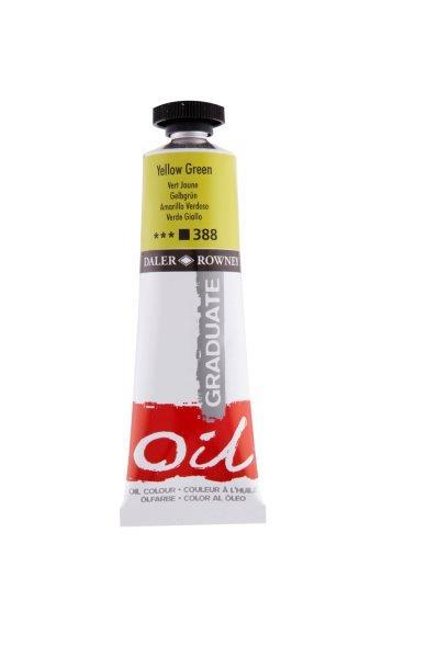 Aliejiniai dažai GRADUATE, geltonai žalios sp., 38 ml-0