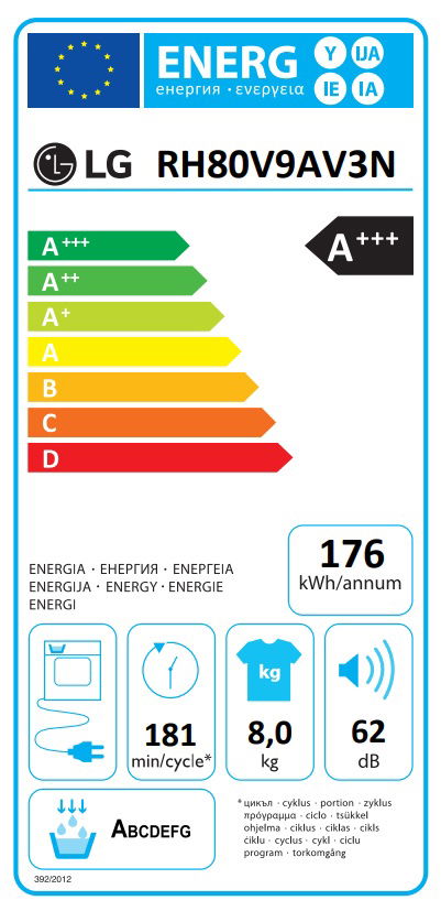 Džiovyklė LG RH80V9AV3N - 5