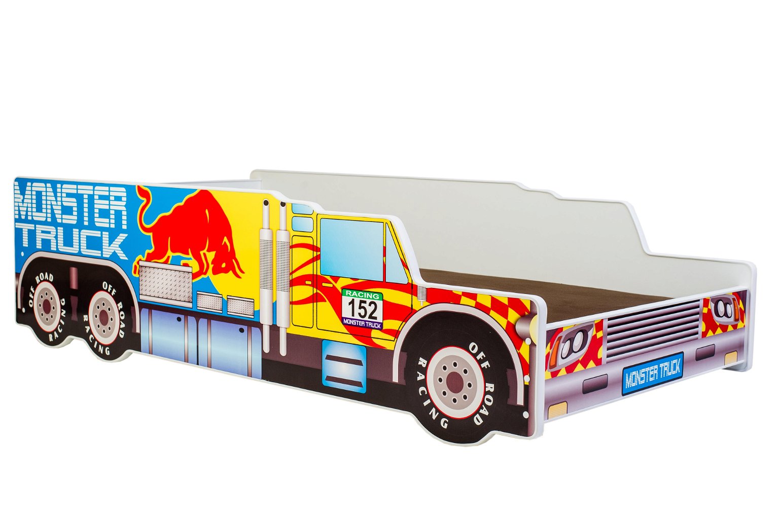 Vaikiška lova Monster Truck, 160x80 cm