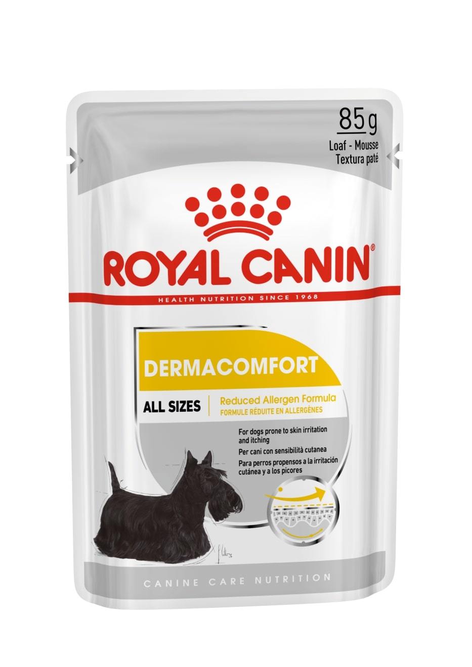 Šlapias šunų ėdalas ROYAL CANIN DERMACO LOAF, 12x85 g-1