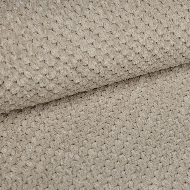 Sėdmaišis su pufu Mega Dot Velour L, 80x105 cm, smėlio spalvos - 3
