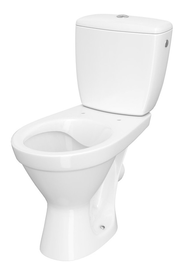 Unitazo komplektas CERSANIT Compact 696 SIMPLEON 010, su lėtai nusileidžiančiu dangčiu, 675 x 360 x 770 mm-1