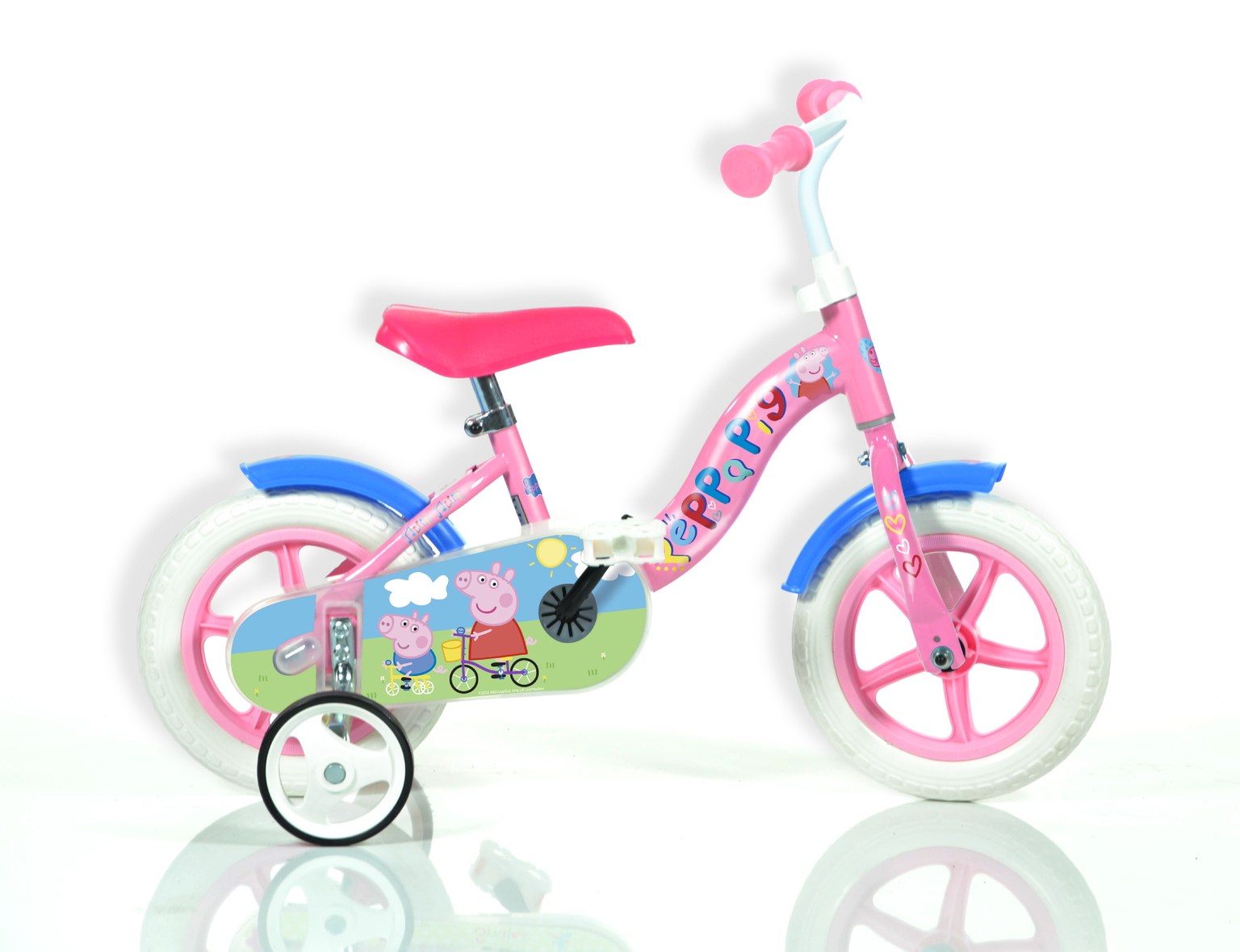 Vaikiškas dviratis Dino Bikes PEPPA PIG, 10"-0