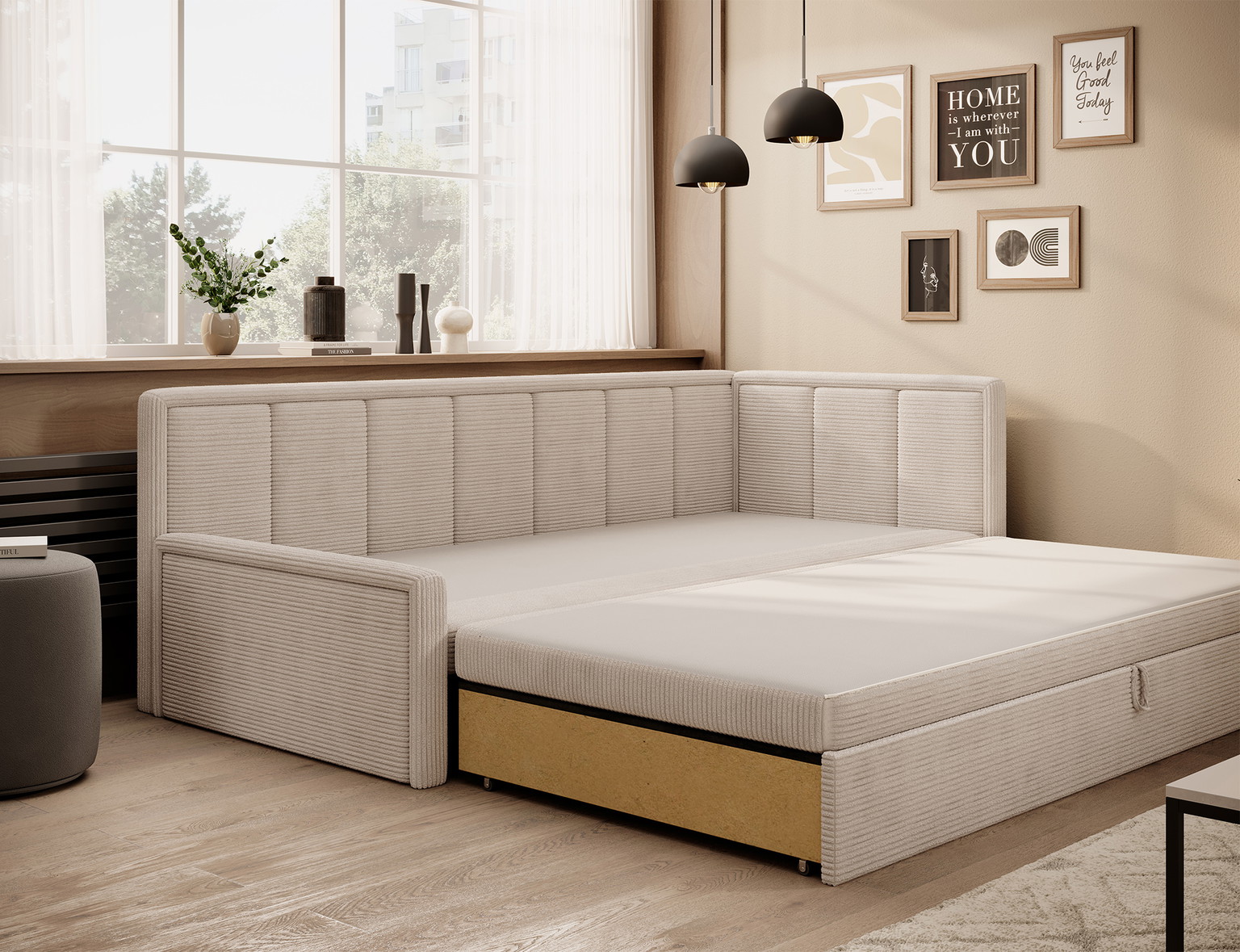 Sofa Fulgeo D, smėlio - 3