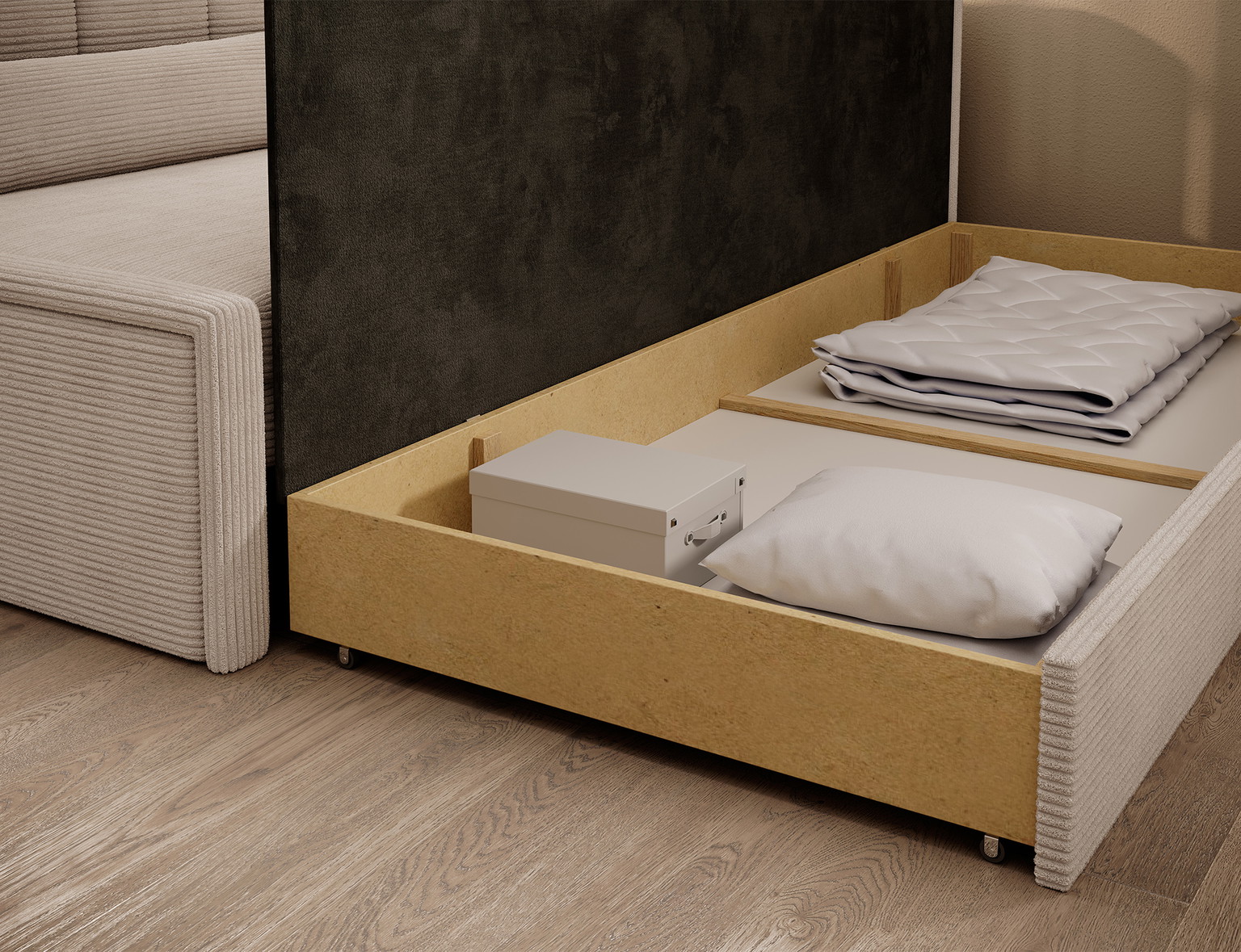 Sofa Fulgeo D, smėlio - 4