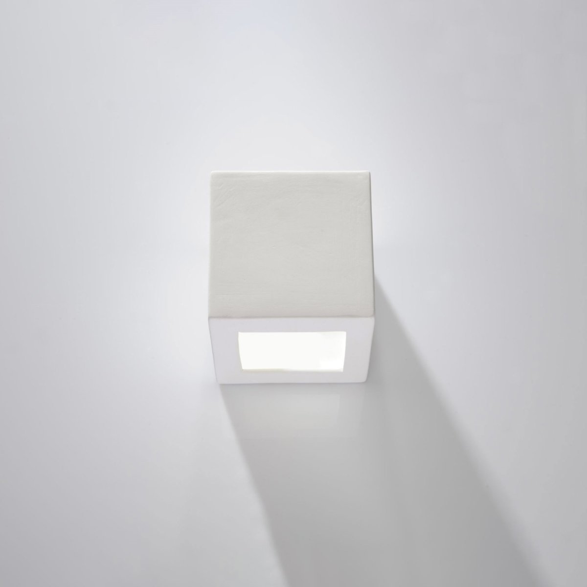 Sieninis šviestuvas SOLLUX LEO baltas, 60 W - 2