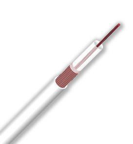 Televizoriaus koaksialinis kabelis ELECTRALINEm2, baltos sp.-0