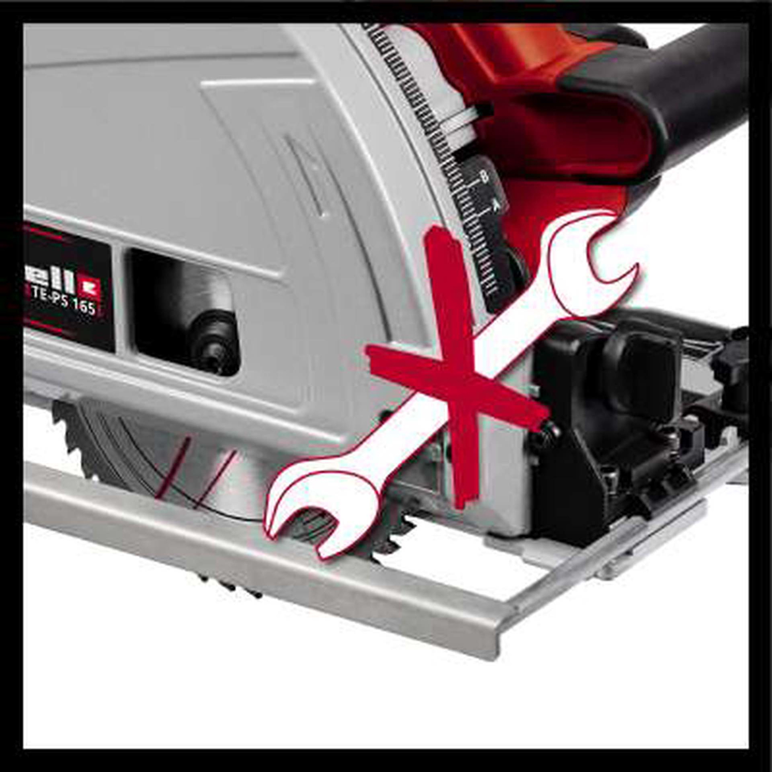 Elektrinis diskinis pjūklas EINHELL TE-PS 165, 18 V, 165 x 20 mm-1