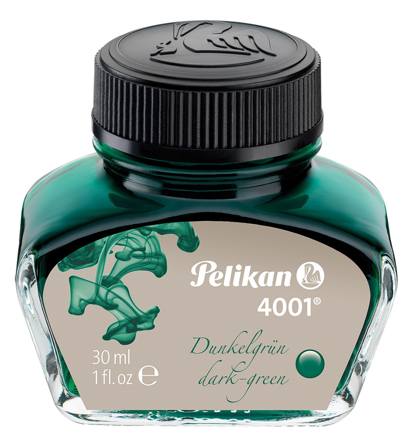 Rašalas 4001, 30 ml, tamsiai žalias-0