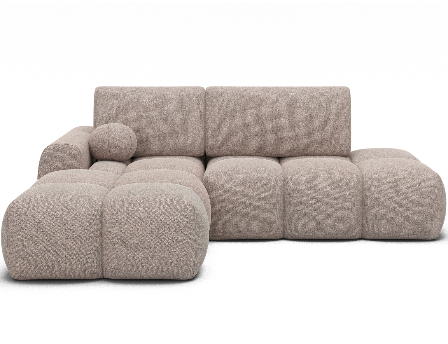 Kampinė sofa Vittario, šviesiai ruda sp., kairinė, 170 x 227 cm x 95 cm-0