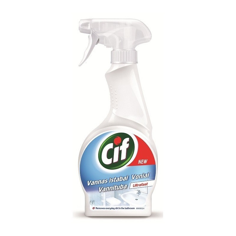 Purškiamas vonios kambario valiklis CIF, 500 ml-0