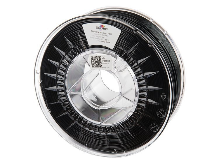 3D plastikas SPECTRUM ABS SMART, 1 kg, juoda sp.-0