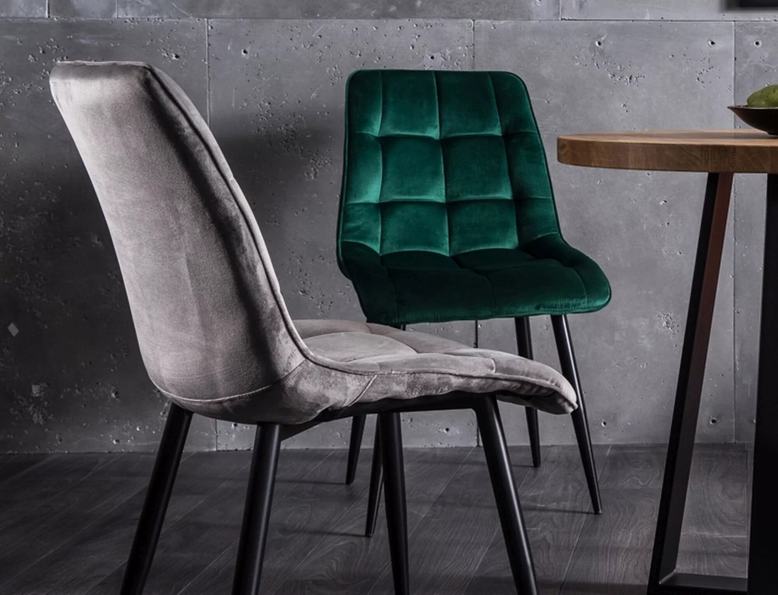 Kėdė CHIC, pilka/juoda - 6
