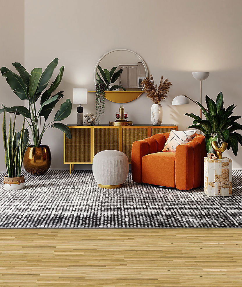 Ąžuolo parketlentės BK9 RUSTIC, 4 juostų, pusiau mat. lakas, click, 1092-2200 x 207 x 14mm-1