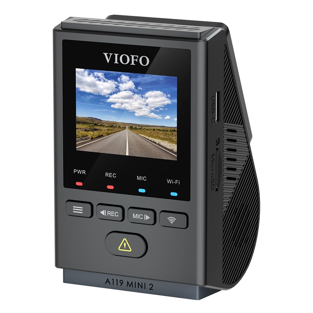 GPS maršruto registratorius VIOFO A119 MINI 2-G, juodos spalvos