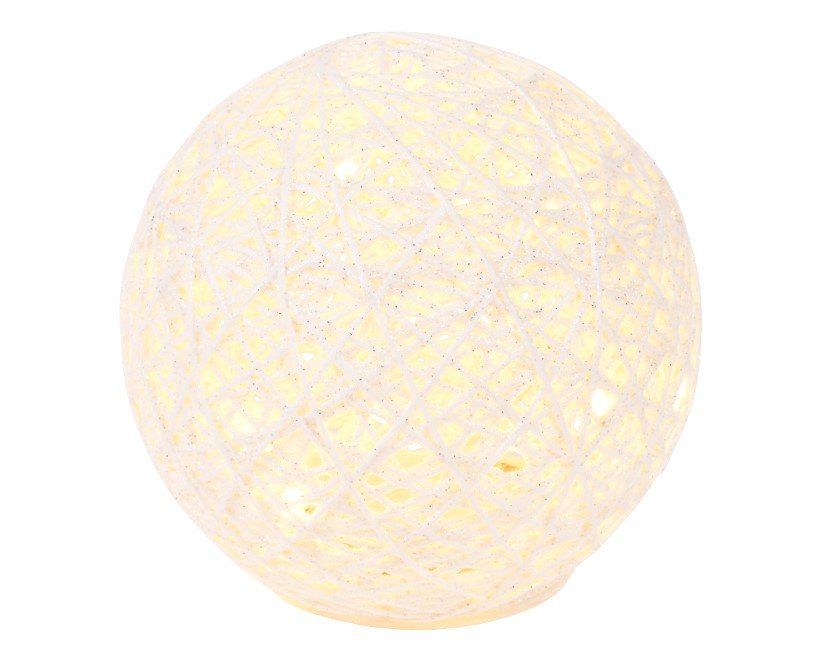 Elektrinė LED dekoracija LUMINEO Paper Ball,20LED,šiltai baltos sp.,el 3xAA(neįeina),ø15cm