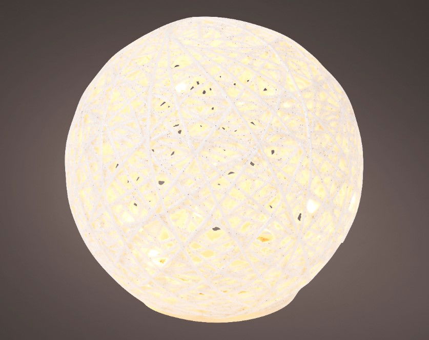 Elektrinė LED dekoracija LUMINEO Paper Ball,20LED,šiltai baltos sp.,el 3xAA(neįeina),ø15cm-1