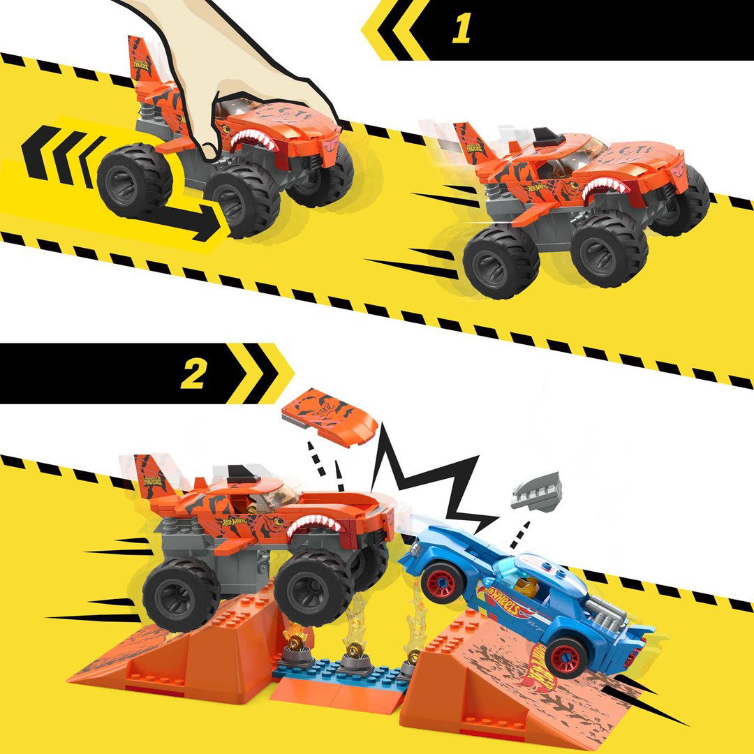 MEGA CONSTRUX HOT WHEELS konstruktorius Hot Wheels Susidūrimas - 5